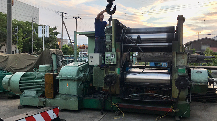 中古ゴム機械販売